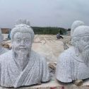贵州 白麻花岗岩石材人物立体雕刻