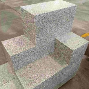 贵州 白麻花岗岩荔枝面地铺石