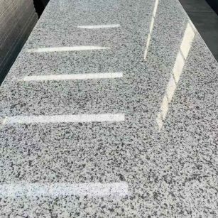 贵州 白麻花岗岩光面毛板