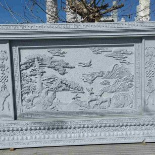 贵州 芝麻白大型照壁，屏风，影壁