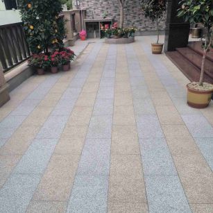 贵州 黄金麻白麻荔枝面庭院铺装展示