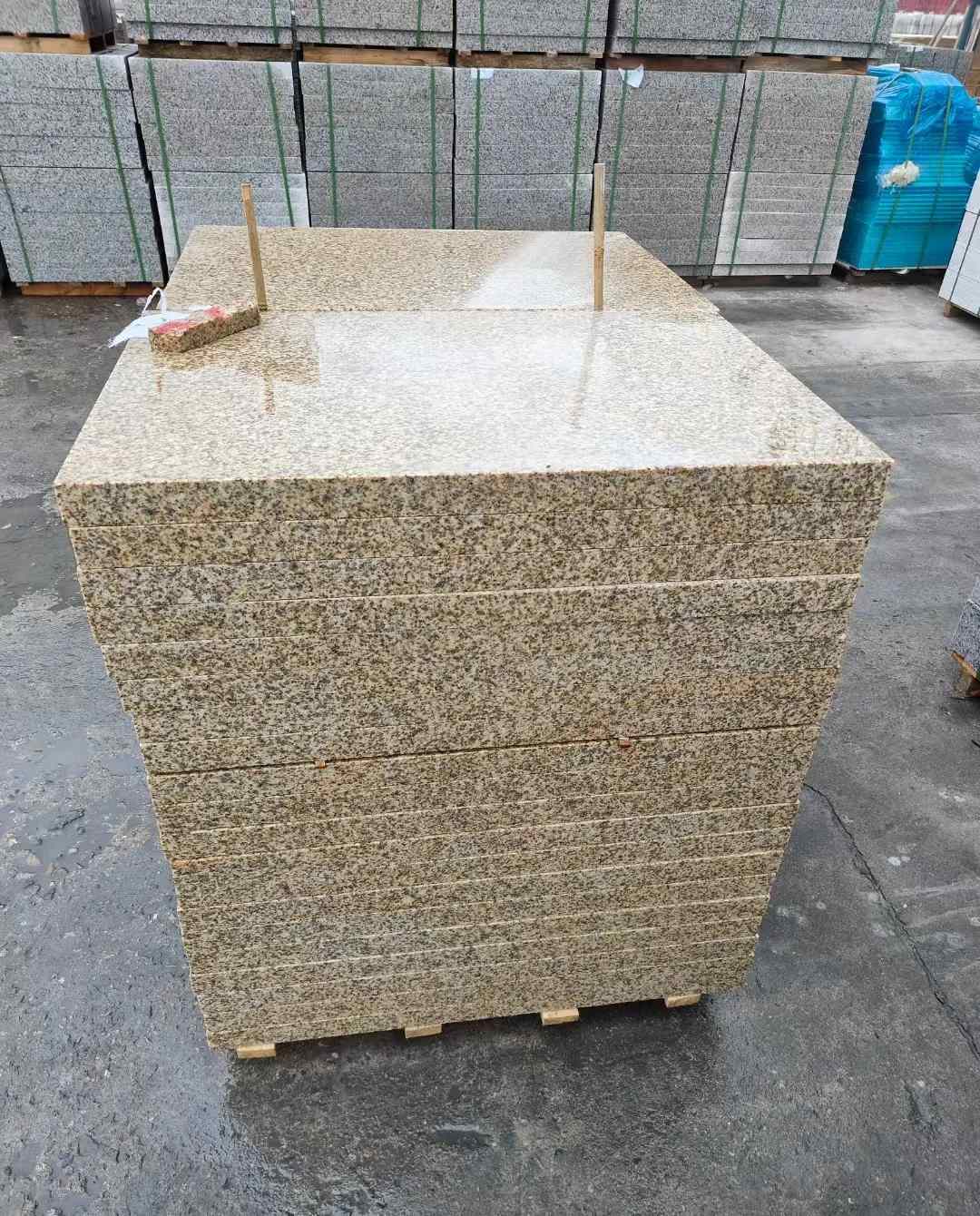 贵州 湖北黄金麻花岗岩石材荔枝面外墙石材