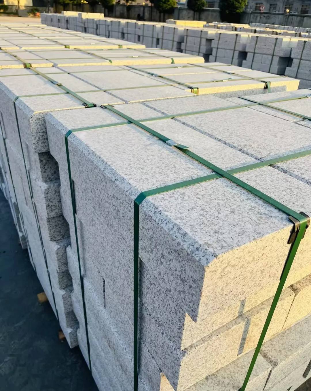 贵州 白麻花岗岩路沿石，马路牙子，路缘石，平石，立缘石等