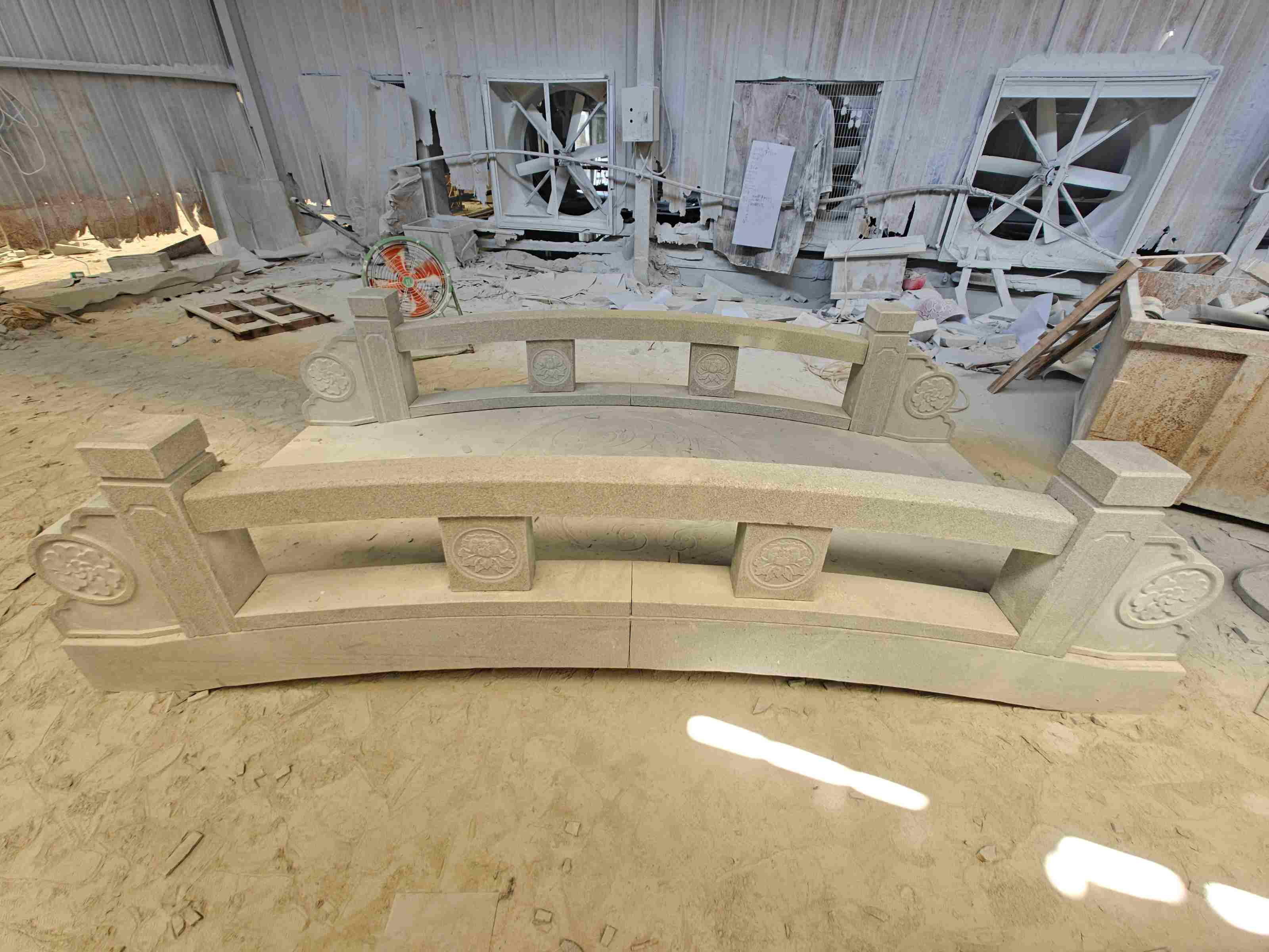 贵州 芝麻灰花岗岩异形加工-拱桥，石桥