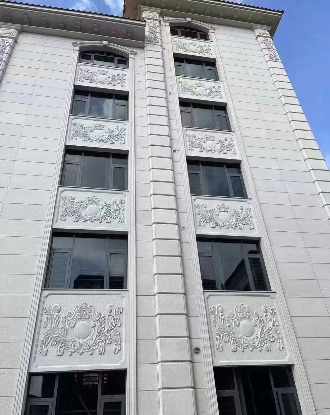 贵州 白麻荔枝面花岗岩别墅外墙干挂