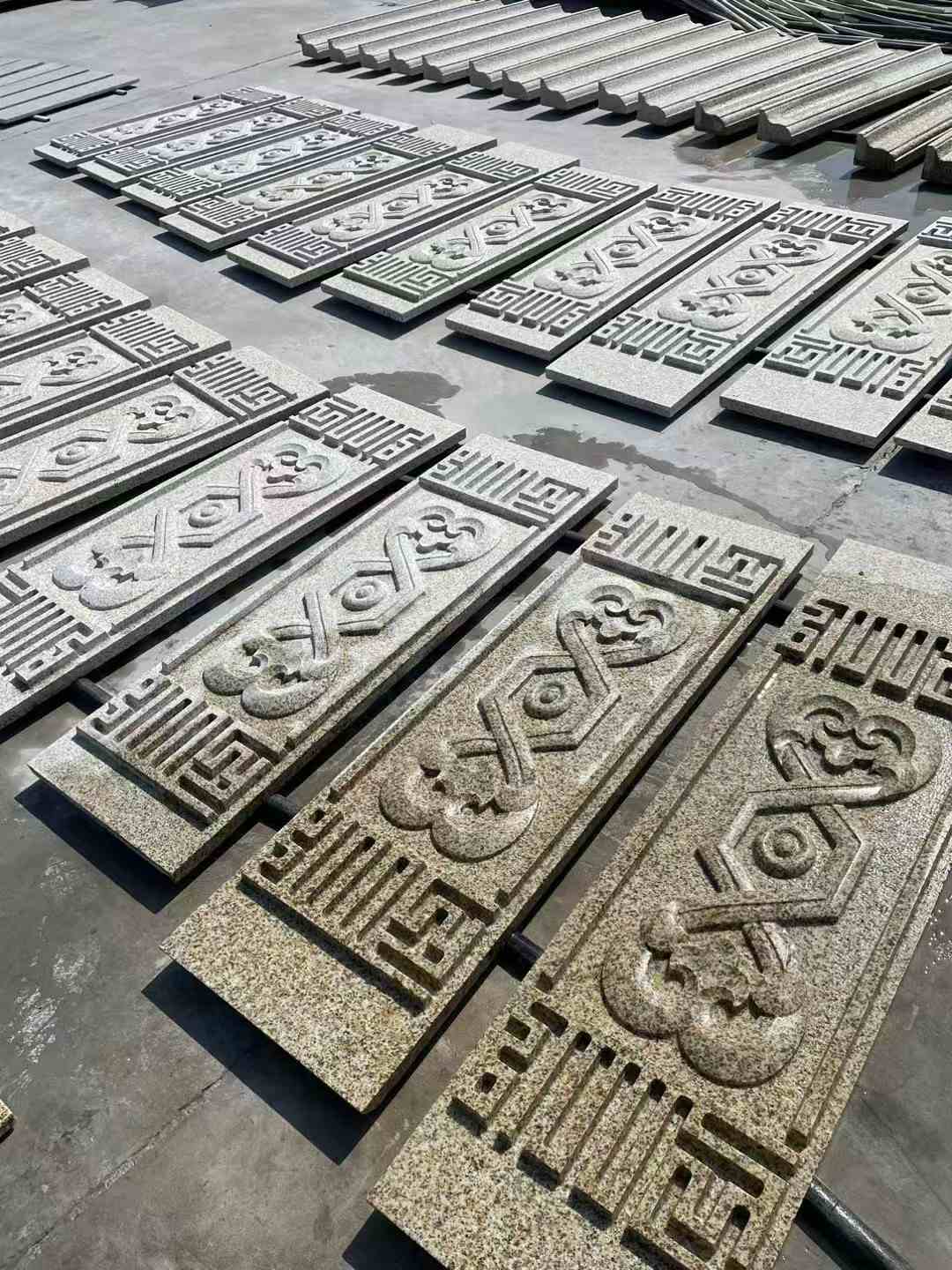 贵州 黄金麻花岗岩外墙雕刻板