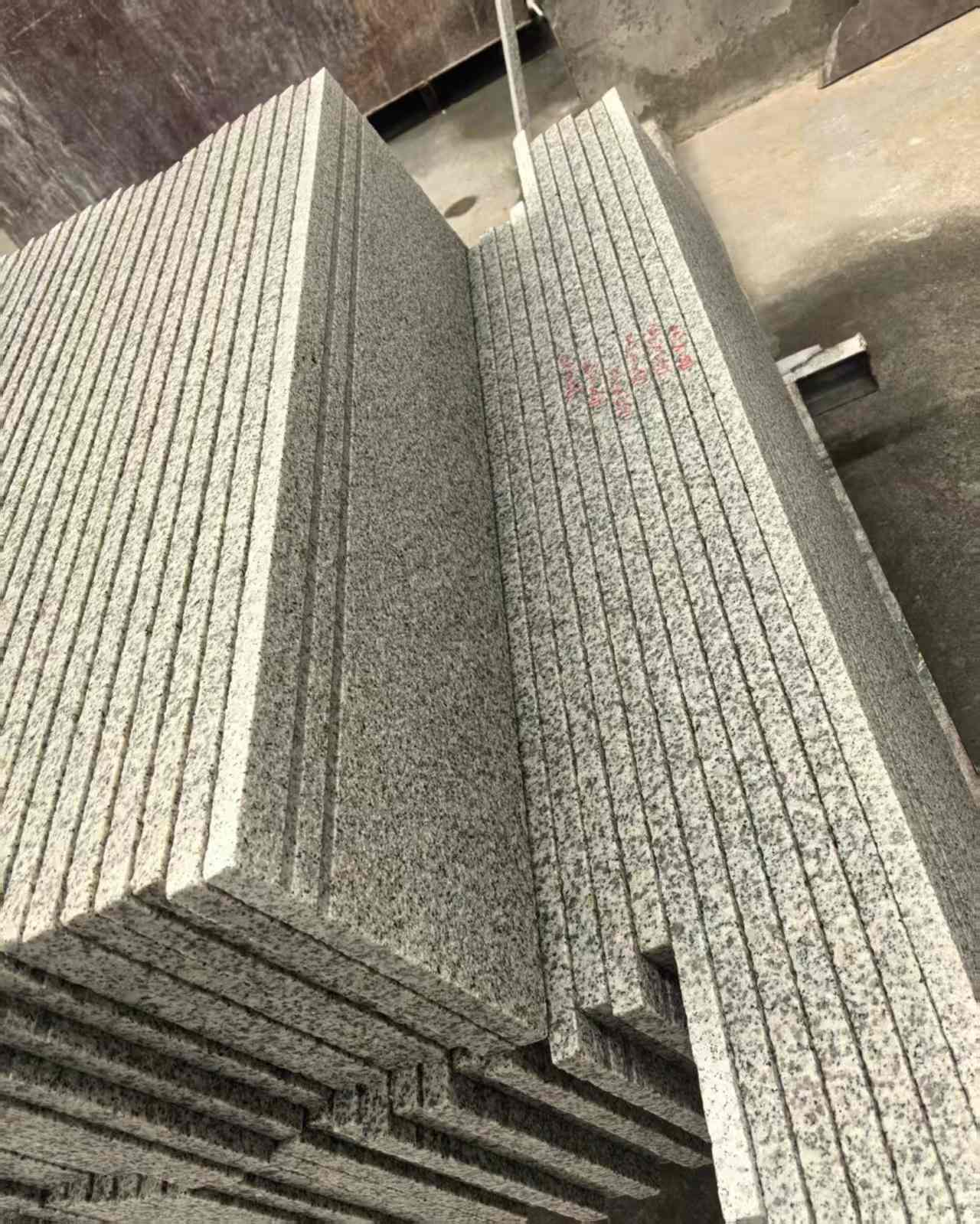 贵州 白麻荔枝面花岗岩楼梯踏步